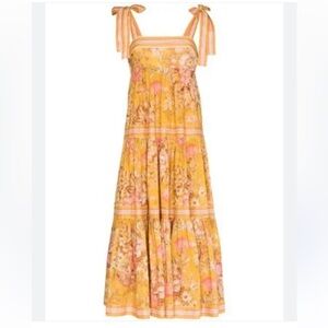 Zimmermann Floral Linen Maxi Dress